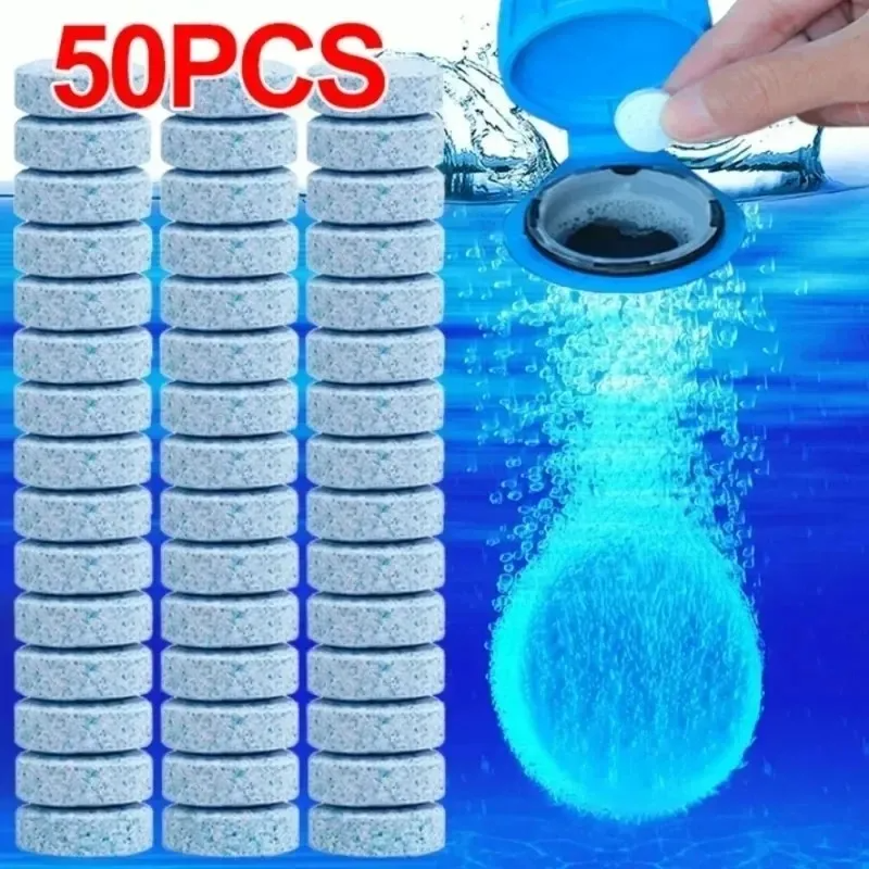Effervescent Tablet Auto Wiper Glass Cleaner, Solid Cleaner Car Windscreen Detergent Cleaning Tablets