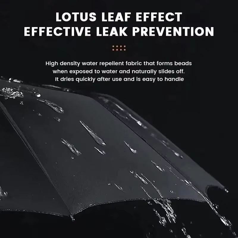 12-Bone Fully Automatic UV-Resistant Folding Travel Umbrella