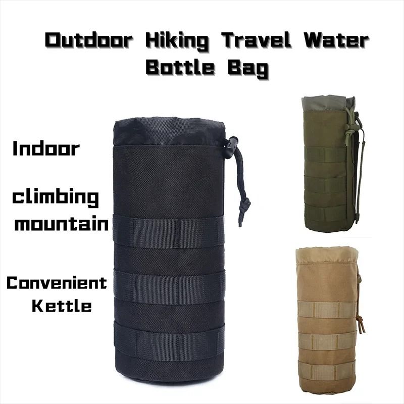 Tactical Outdoor Water Bottle Pouch – Versatile Hiking & Travel Waist Pack