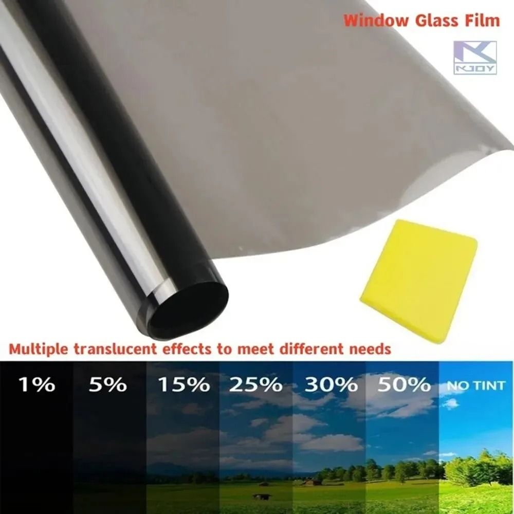 Black Window Tint Film for Car and Home UV Solar Protection