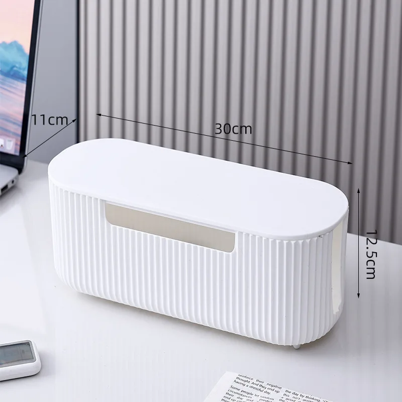 Desktop Cable Organizer Box, Power Strip Storage Box, Home Wire Management Cable Organizer