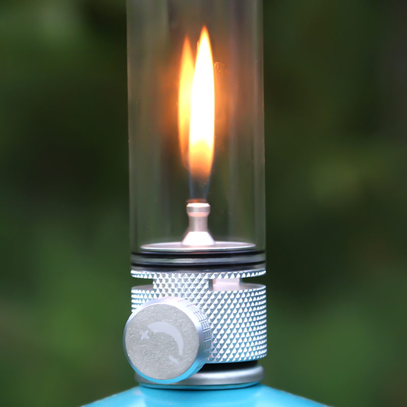 Gas Camping Lantern with Adjustable Brightness Outdoor Tent Light