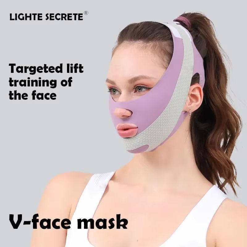 Face-Lift Sleep Face V Shaper – Facial Slimming Bandage to Reduce Double Chin and Shape Jawline
