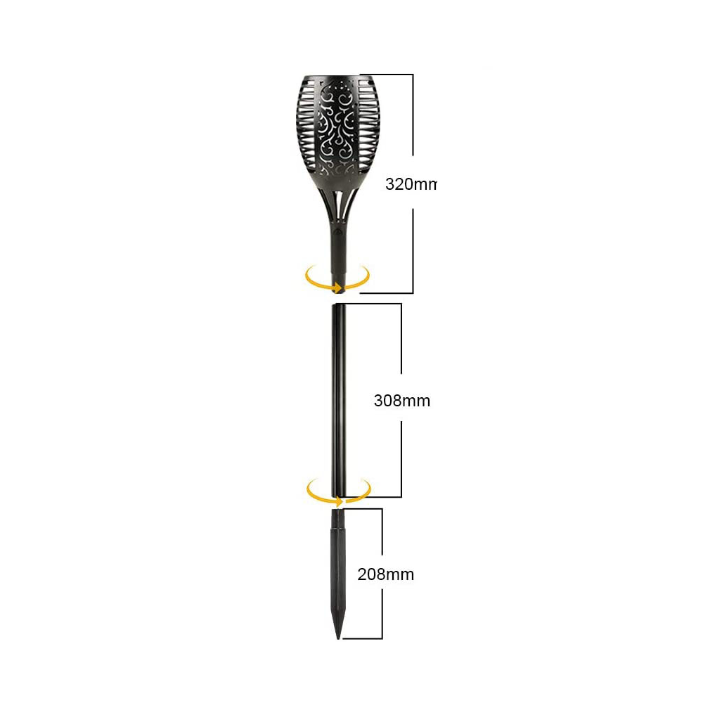 Flickering Flame Solar Lights