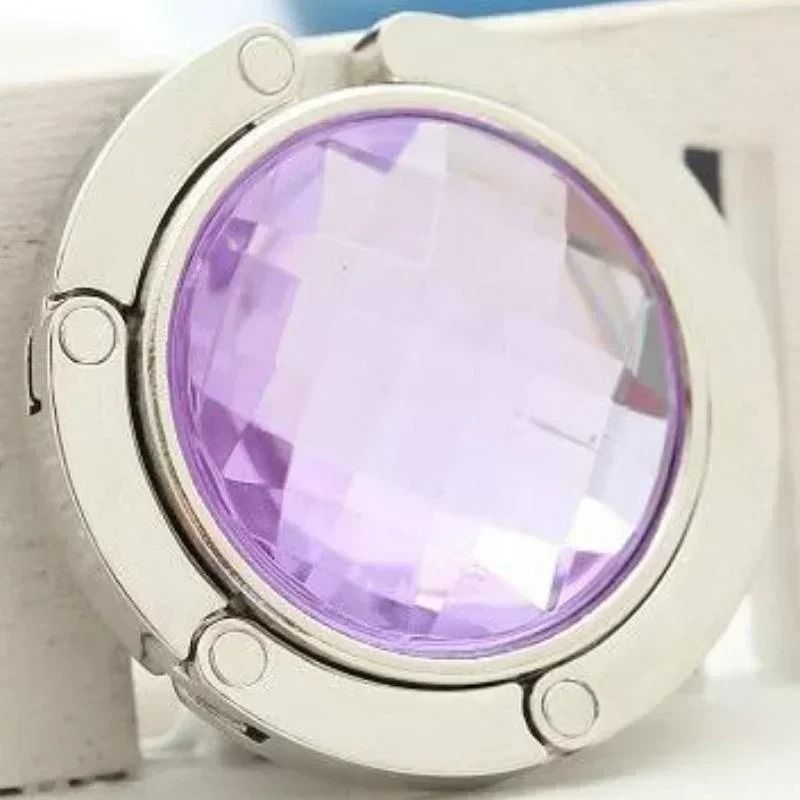 Foldable Crystal Purse Hook and Table Bag Holder