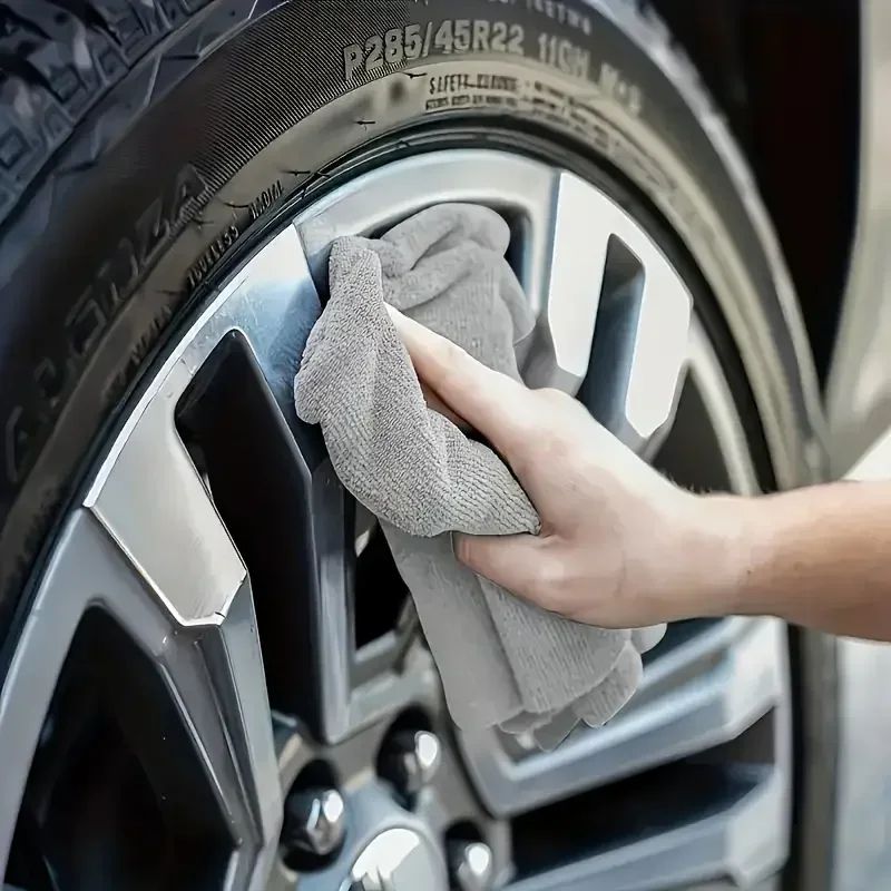 Thick Reusable Microfiber Cleaning Cloths Lint-Free Absorbent Towels for Car Window and Home