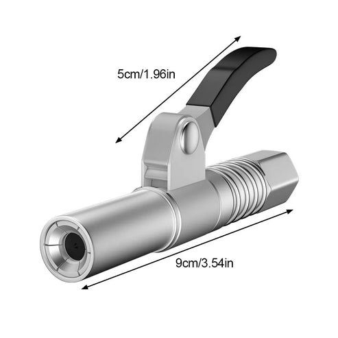 Grease Gun Coupler High Pressure Nozzles, Quick Release Lock Oil Injection, Durable & Easy to Use