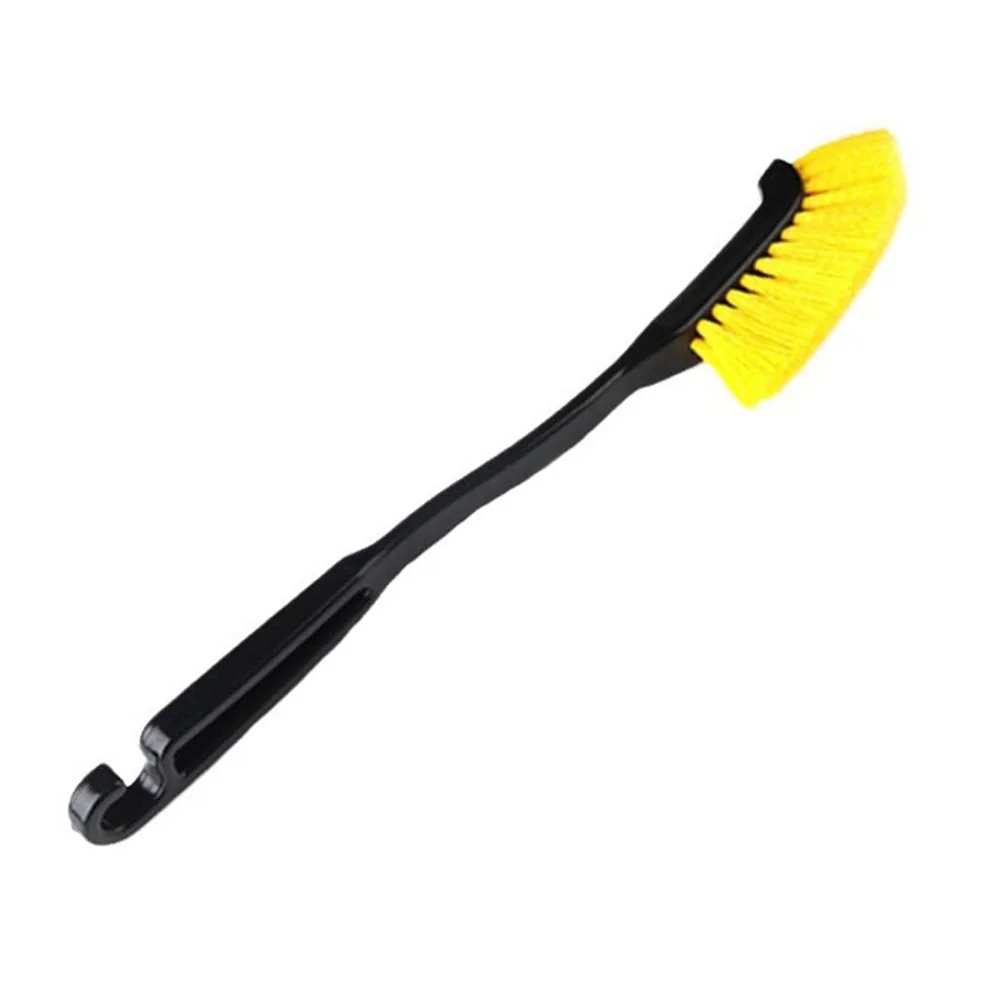 Car Wheel Tire Rim Brush, Curved Head, Flexible Truck Wheel Hub Wash, Deep Cleaning Brushes Hand Tools