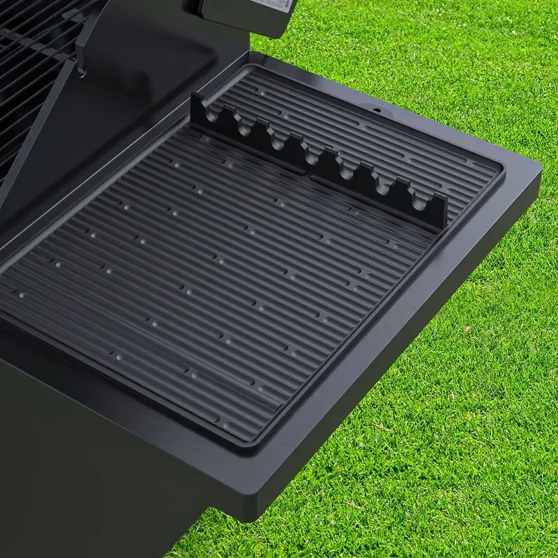 Silicone Grill Mat with Utensil Holder