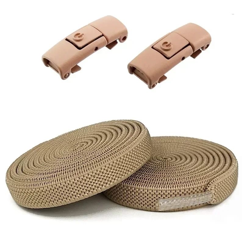 No-Tie Elastic Laces with Press Lock System