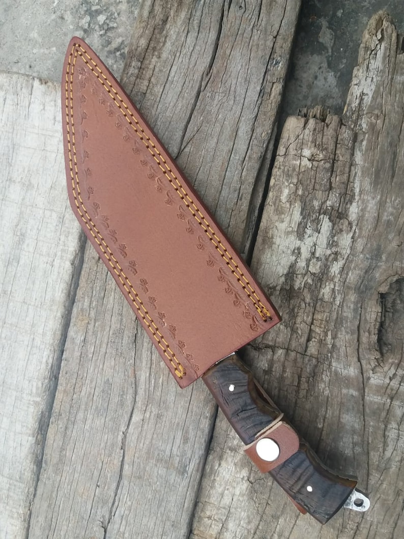 Viking Seax, Handmade high Carbon Damascus Steel