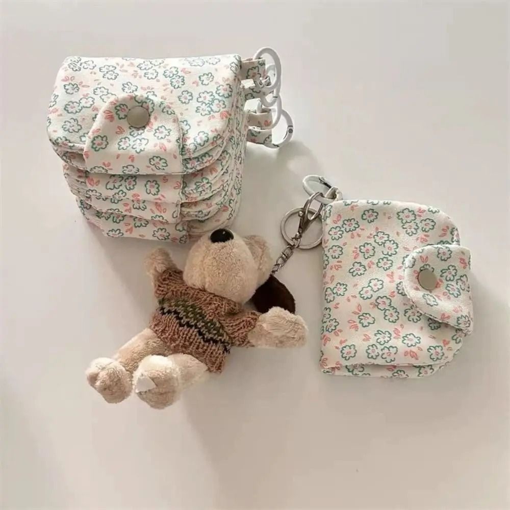 Cute Floral Korean Fashion Mini Wallet