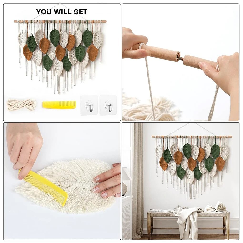 Fiber Narrative Sculpture – High-Definition Macrame Architectural Tapestry