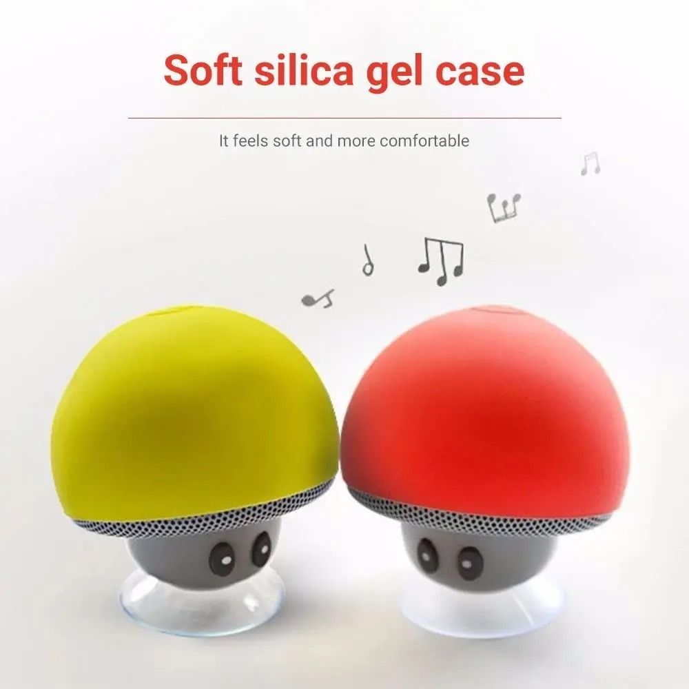 Mini Wireless Bluetooth Speaker with Suction Cup, Subwoofer, and Hands-Free Calling