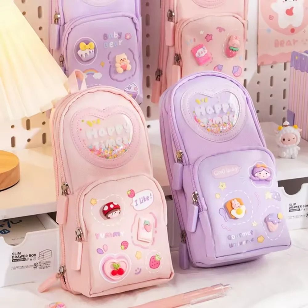 Premium High-Appearance Multi-Functional Pencil Case & Schoolbag Set for Primary Students