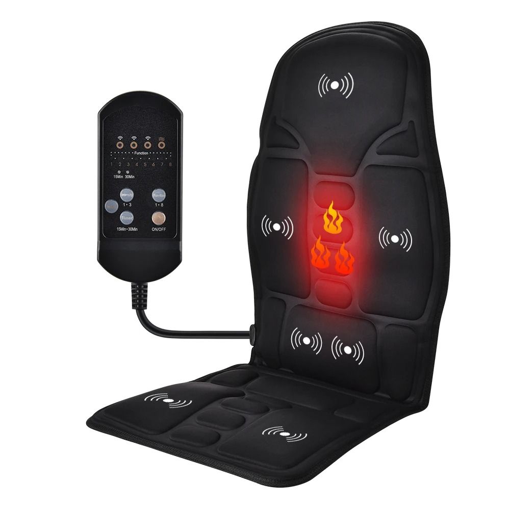 Electric Back Massager Cushion with Infrared Heating and Vibration