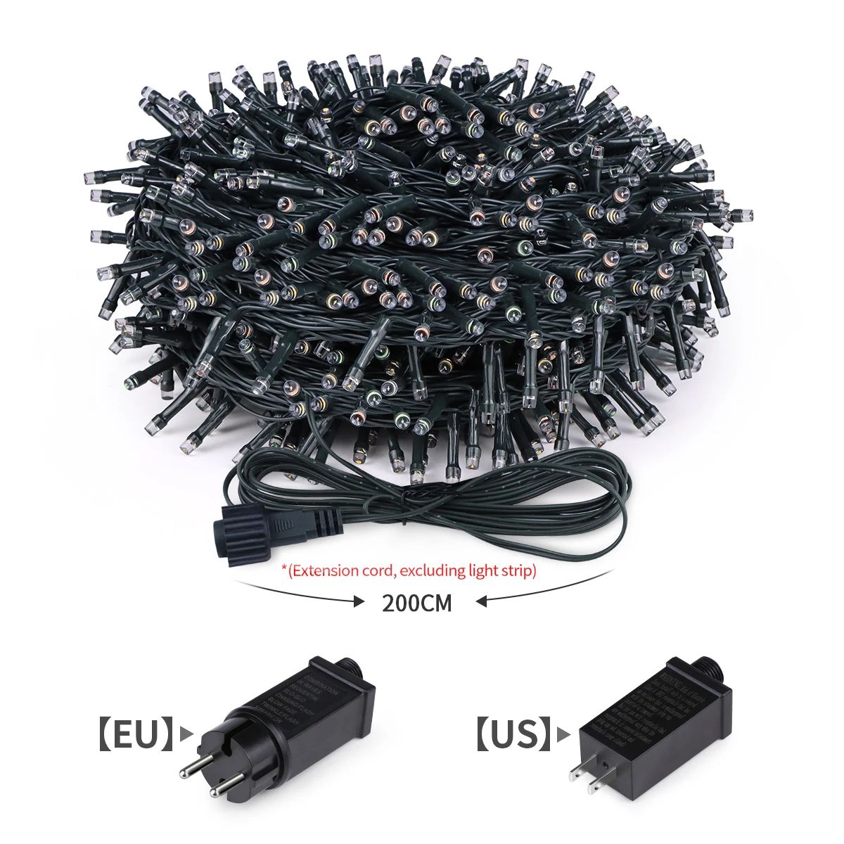 110 V/220 V Decorative LED String Fairy Lights 164 ft/328 ft Outdoor Holiday Garland