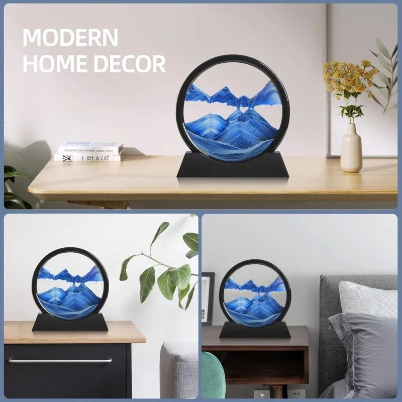 3D Moving Sandscape Craft Flowing Painting