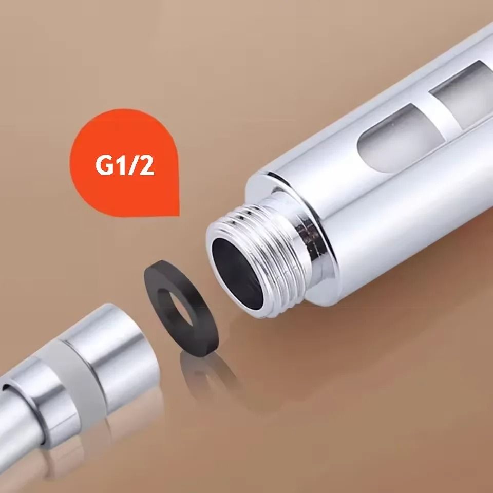 High Pressure Water Saving Handheld Shower Head with Stop Button