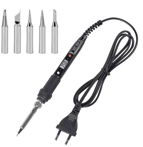 JCD 80W Digital Soldering Iron with LCD Display & Adjustable Temperature
