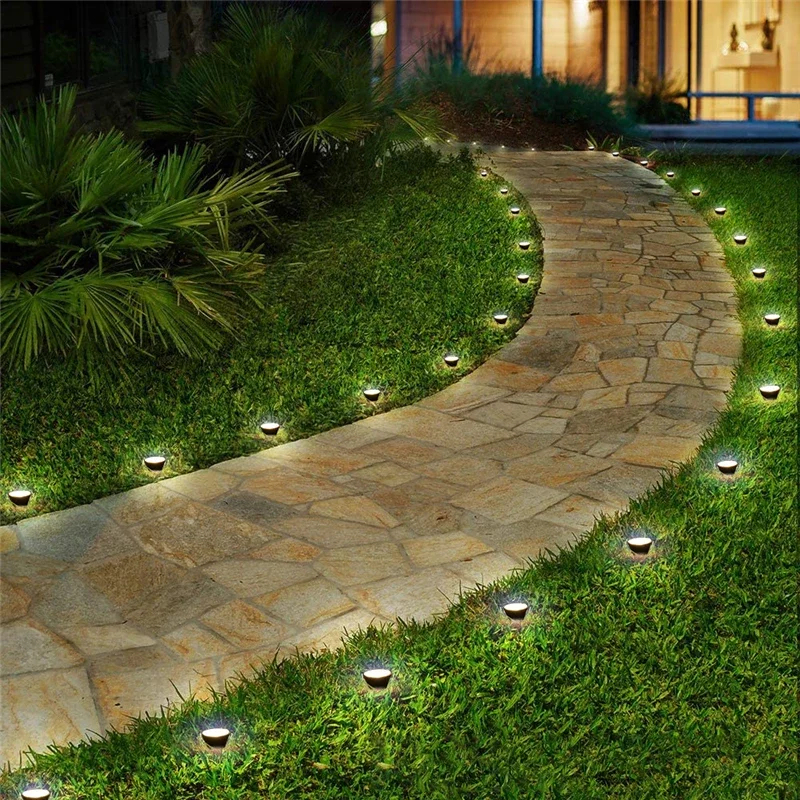 Solar RGB Garden Spotlights Pack Waterproof Landscape Lights