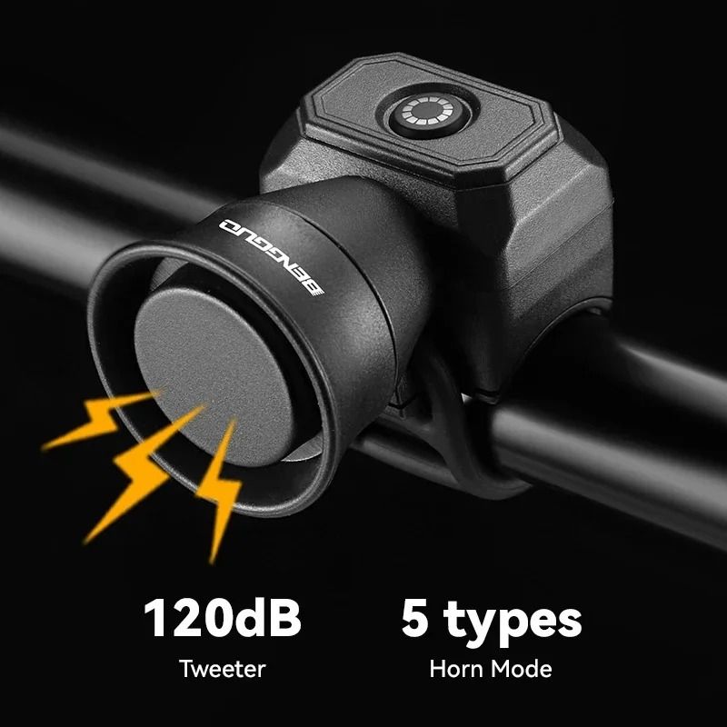 Waterproof Electronic Bicycle Horn | High-Decibel Safety Bell for MTB, Scooters & Children's Bikes