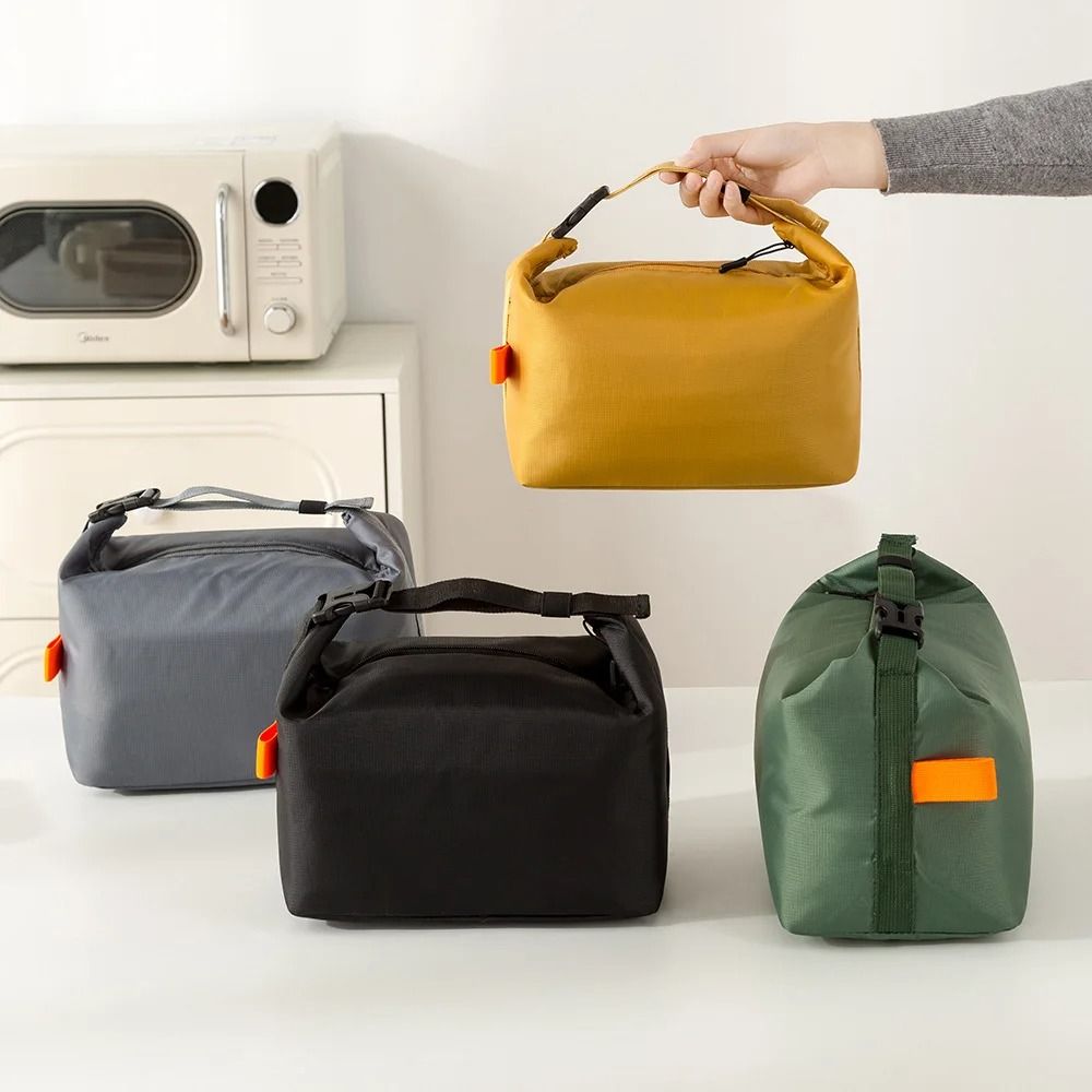 Insulated Bento Lunch Bag Portable Aluminum Foil Picnic Food Storage Handbag