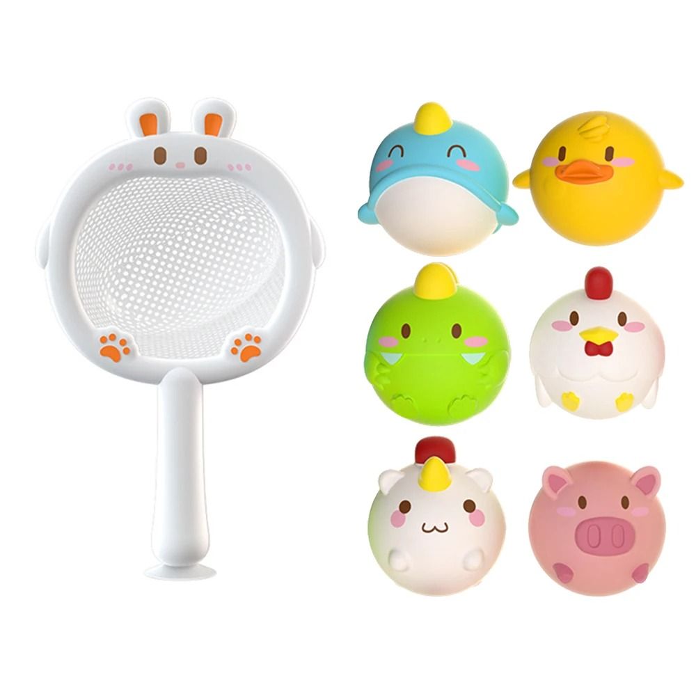 Luminous LED Animal Bath Toy with Water Induction