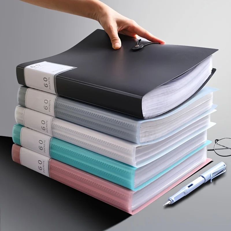 A4 Transparent File Organizer Folder