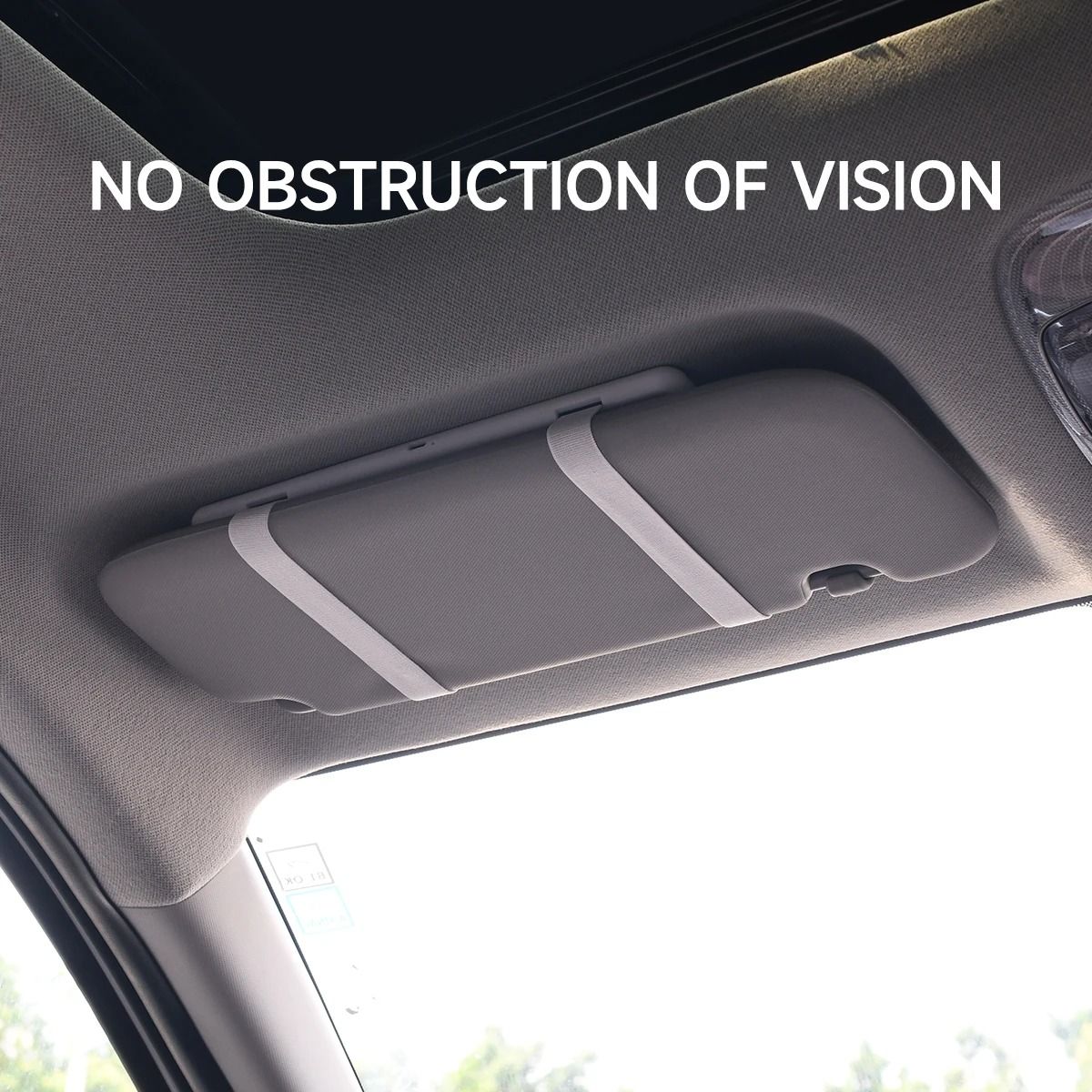 LED Car Makeup Mirror with Lights Rechargeable Sun Visor Vanity Mirror