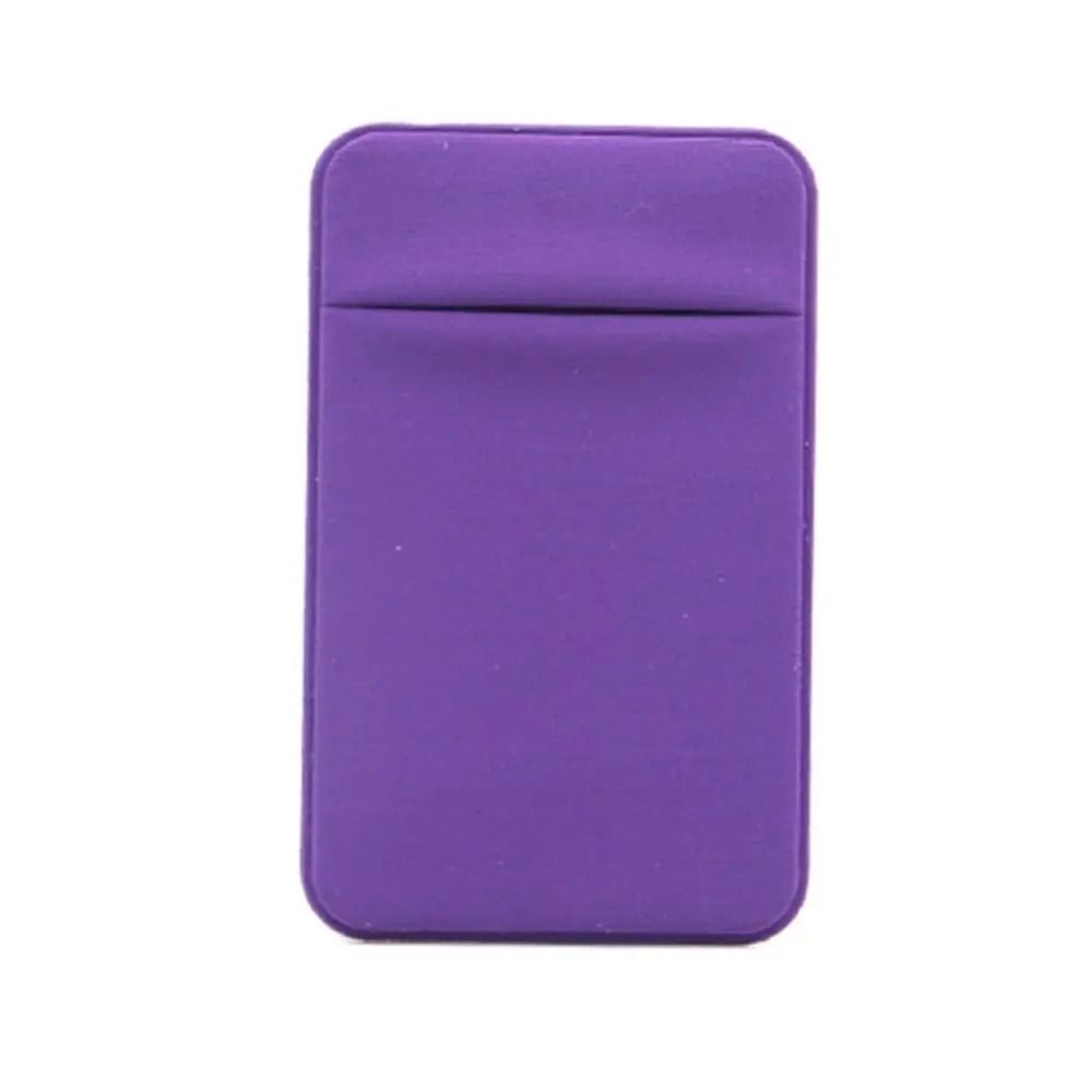 Elastic Cell Phone Card Holder – Slim Lycra Adhesive Mobile Wallet & ID Pocket