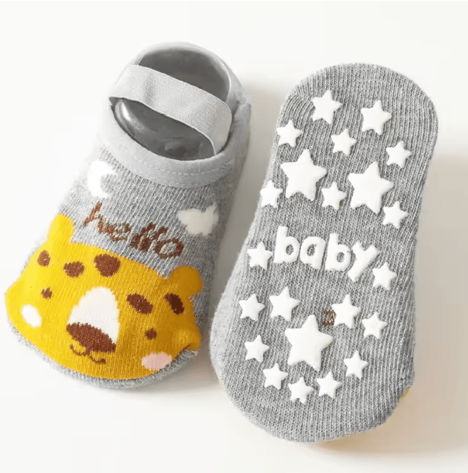 ActiveGrip Kids Trampoline Socks Soft Cotton Non Slip Ankle Socks