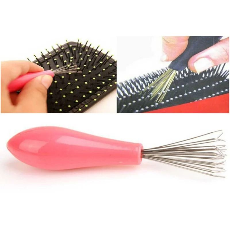 Hair Brush Cleaner With Plastic Handle For Combs And Brushes