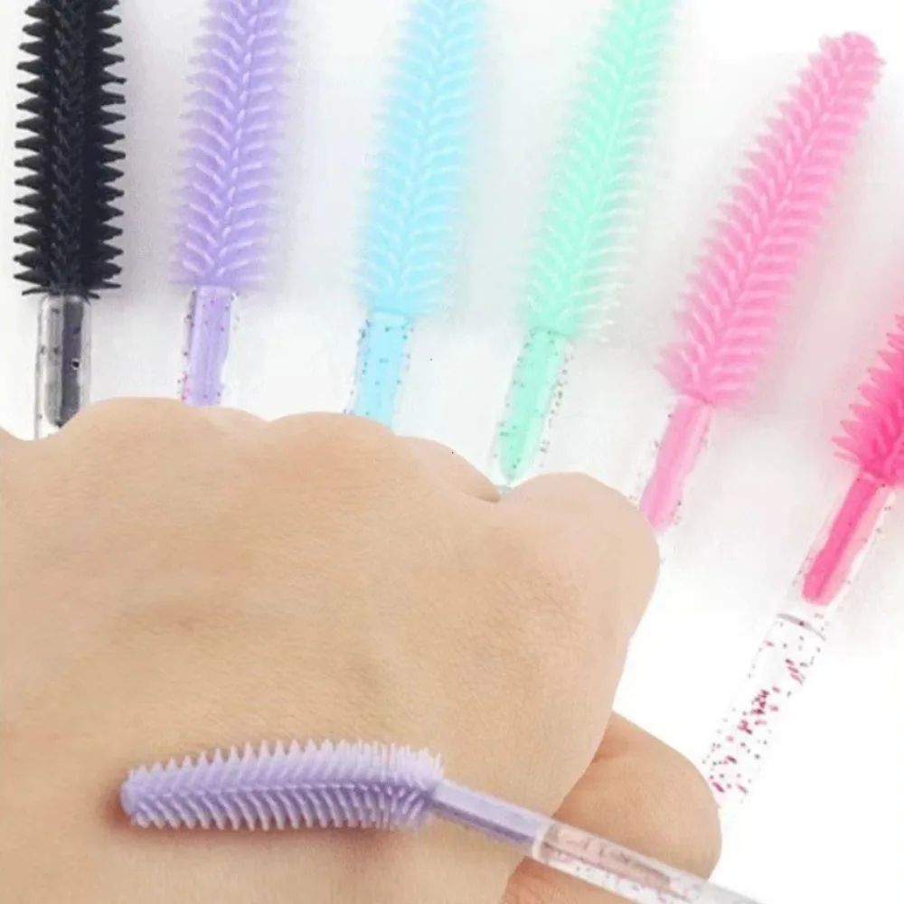 Crystal Eyelash Brush Spoolie Set Disposable Makeup Tool