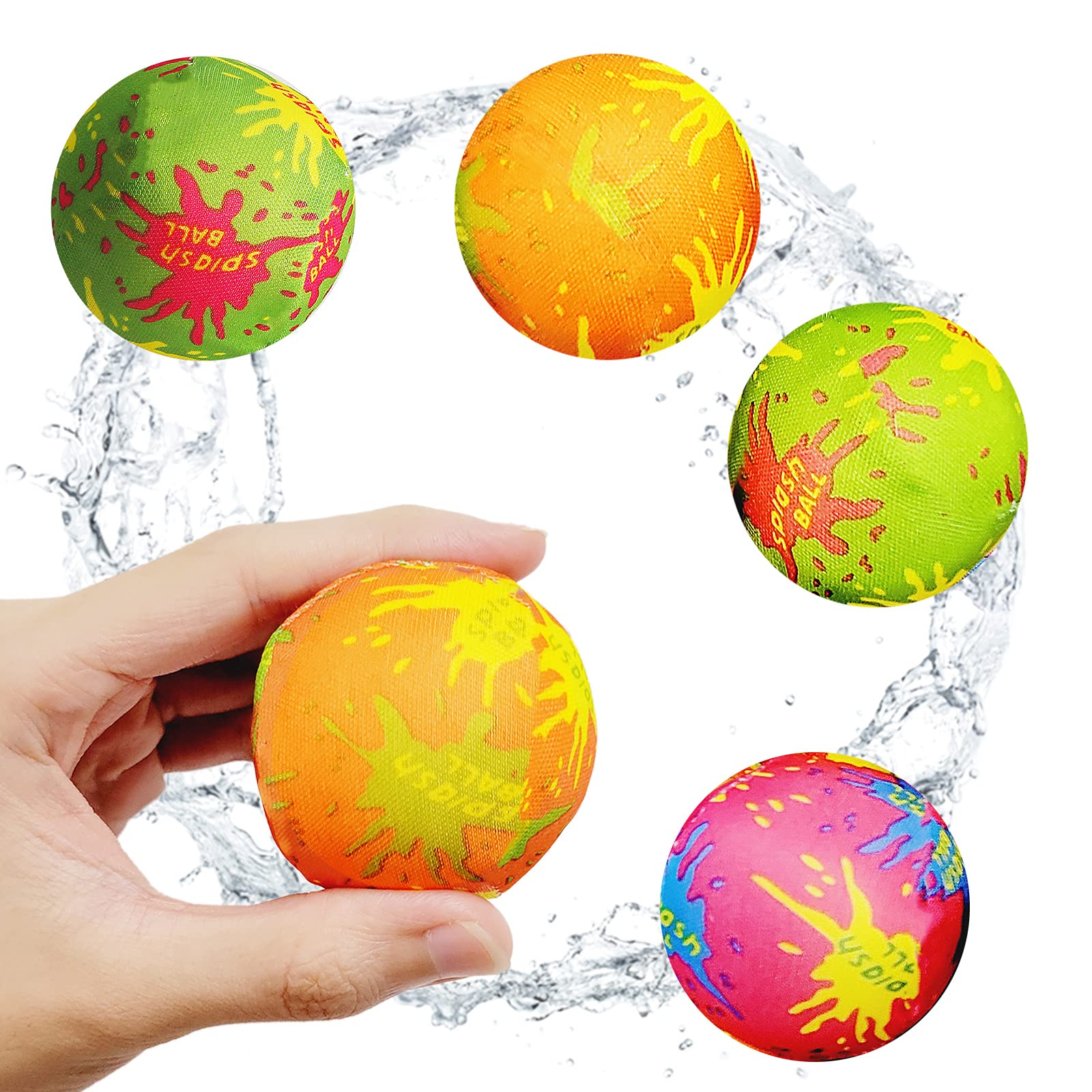 Reusable Water Splash Balls for Kids Summer Pool and Beach Toy Set