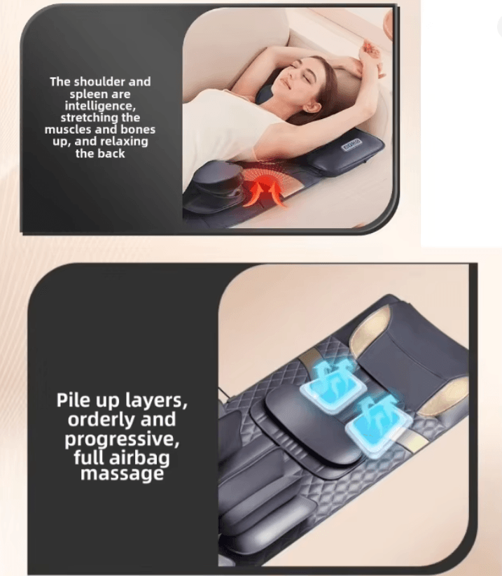 Heated Airbag Swing Full Body Massage Mat