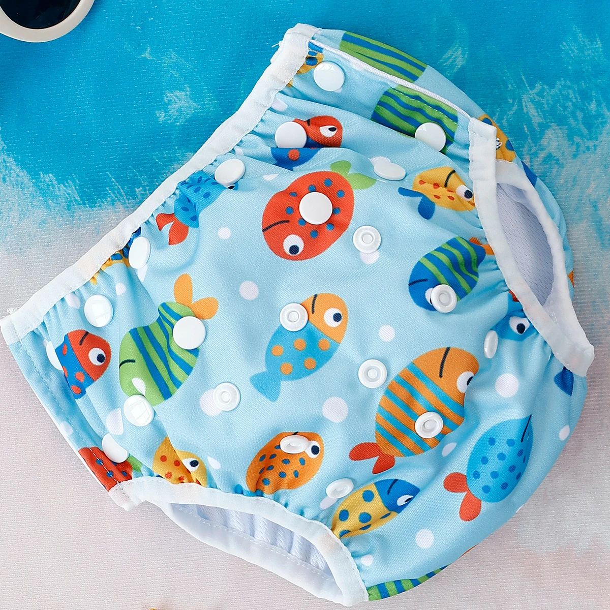 Kangobaby Reusable Baby Swim Diaper Adjustable Washable Swim Pants