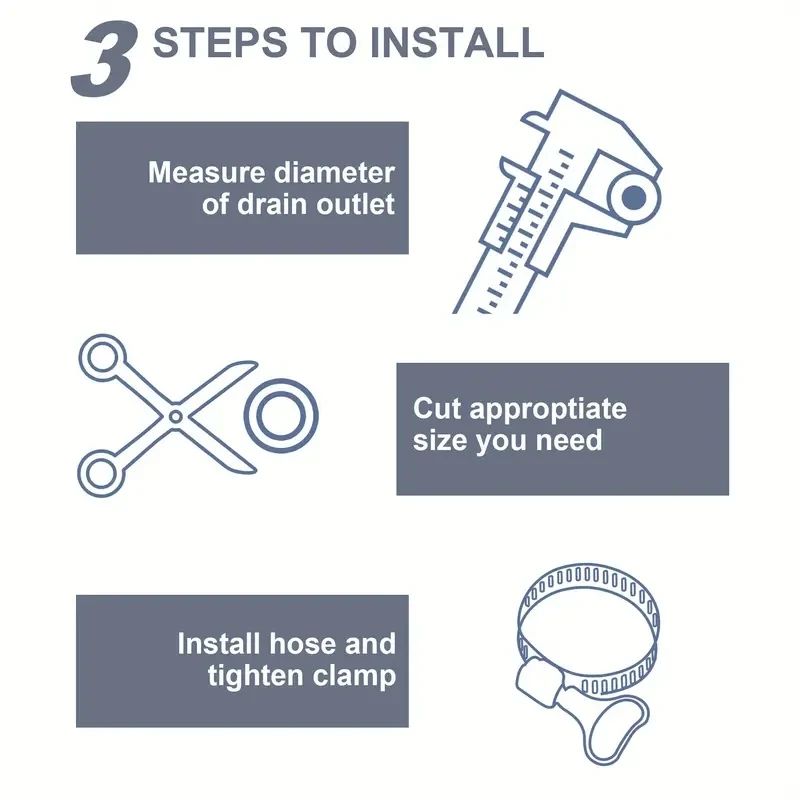 Flexible Washing Machine Drain Hose Extension