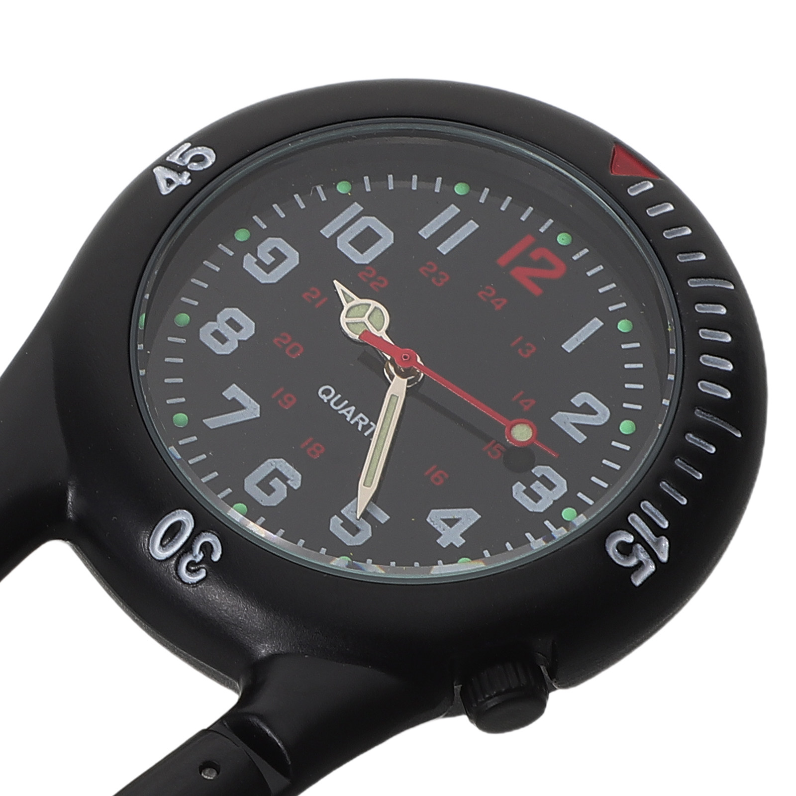 Outdoor Clip On Compass Watch Luminous Hiking Carabiner Survival Gear