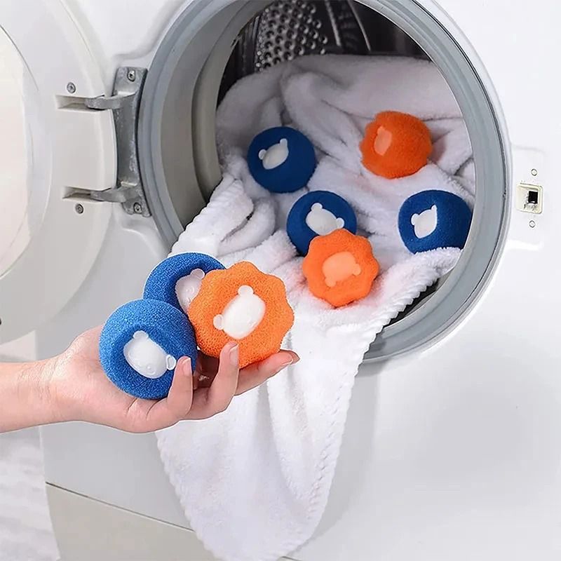 Reusable Pet Hair Remover Laundry Ball for Washing Machine Lint and Fur Catcher