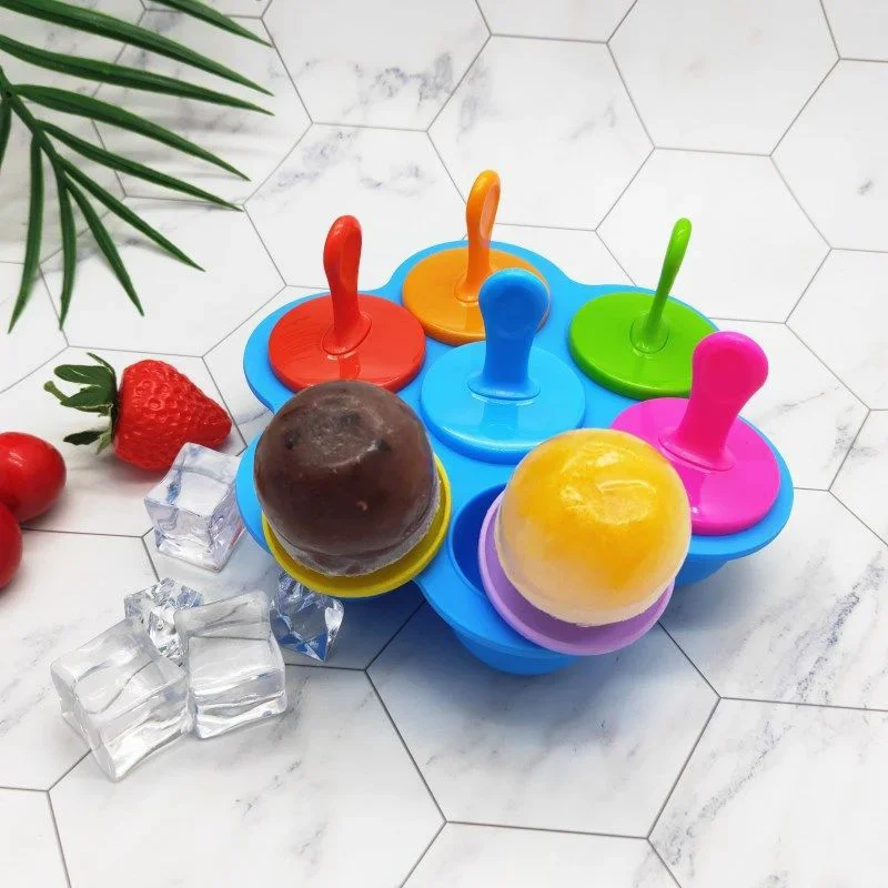 Silicone Popsicle Mold DIY Ice Cream and Fruit Pop Maker