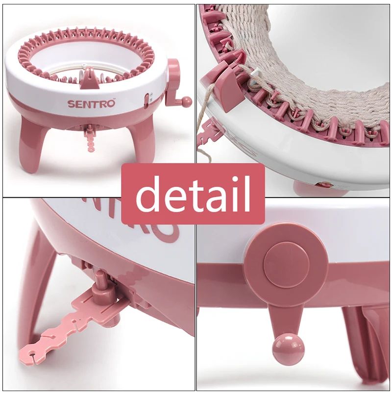 40-Needle Hand Knitting Machine DIY Knitting Loom