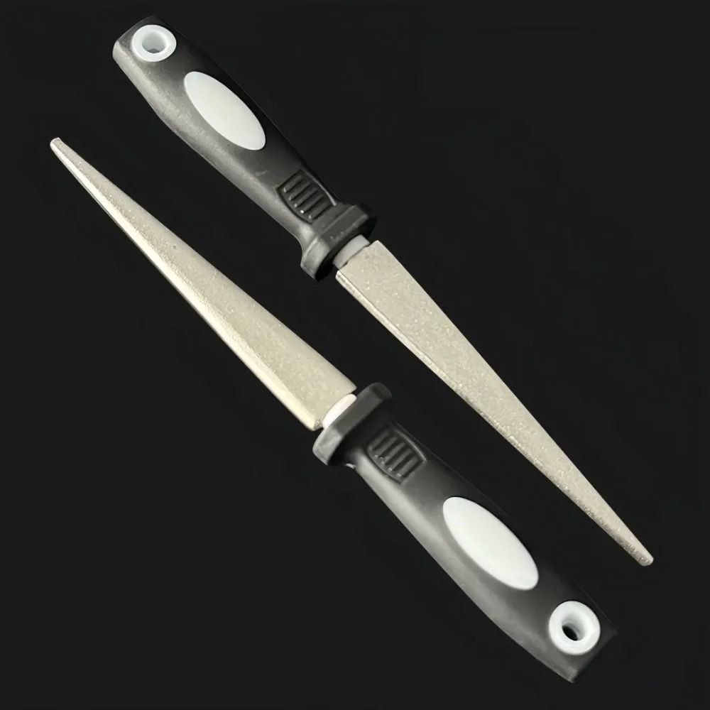 Professional Diamond Small Semicircle File Handheld Double-Sided Sharpening Rod