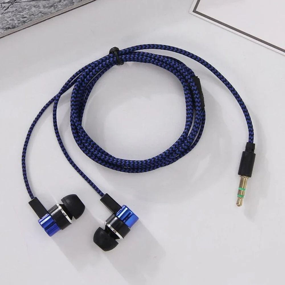 3.5mm In-Ear Wired Headphones – Deep Bass Stereo Earbuds with Noise Isolation