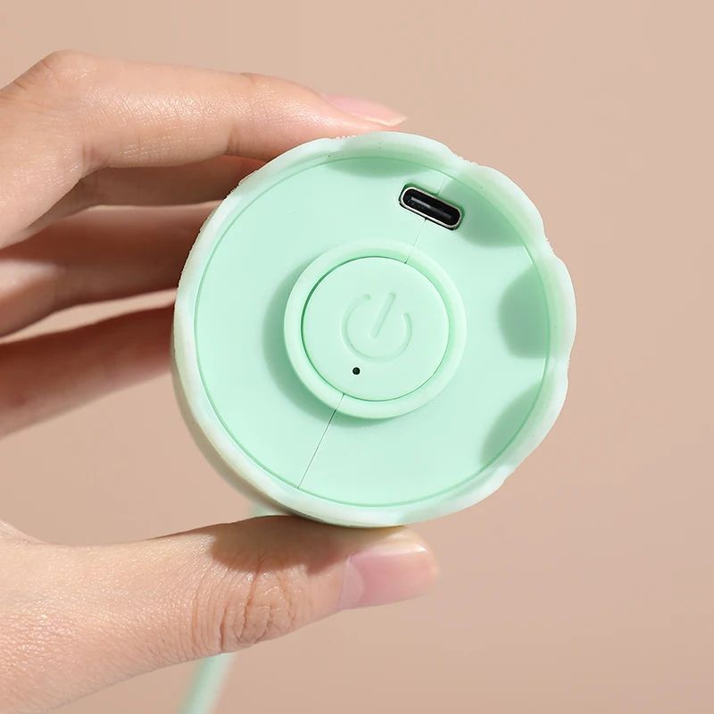 Electric Cat Teasing Stick Intelligent Tail Wagging Cat Toy with Silicone Tail Automatic Rotating Motion, USB Recharge
