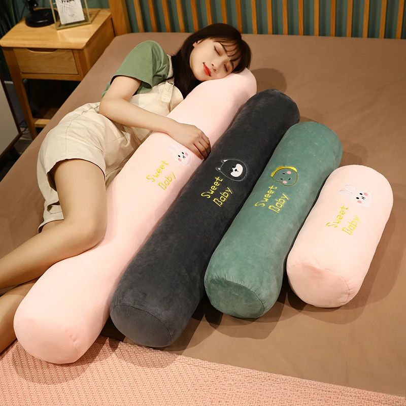 Multi-Functional Rectangular Pillow Support Cushion Long Bolster for Girls Women