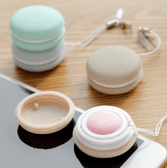 Macaron Phone Screen Cleaner Keychain Portable Lens Cleaning Cloth for Phone and Glasses