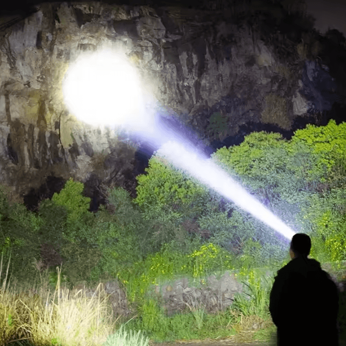 Outdoor Rechargeable LED Headlamp with Magnetic Mount and Long Battery Life