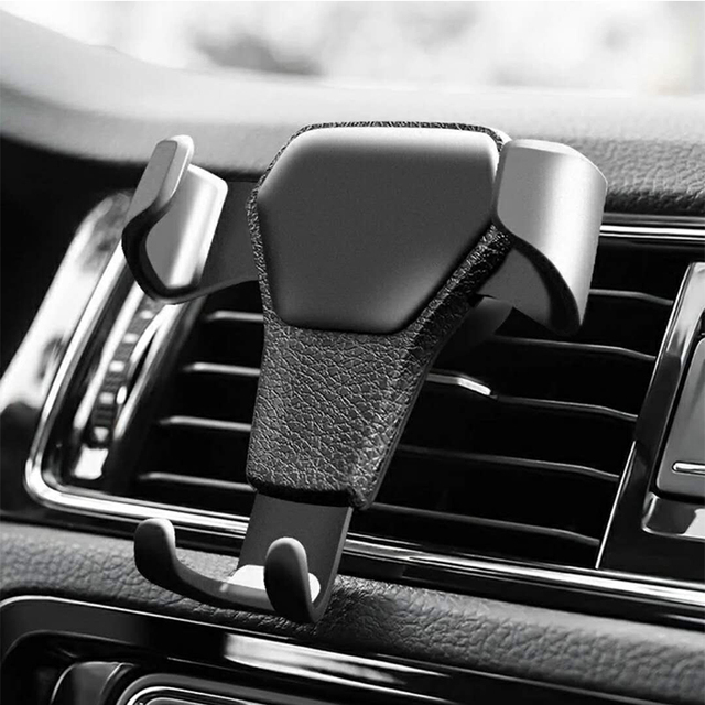 Universal Gravity Car Vent Phone Holder with Auto Lock