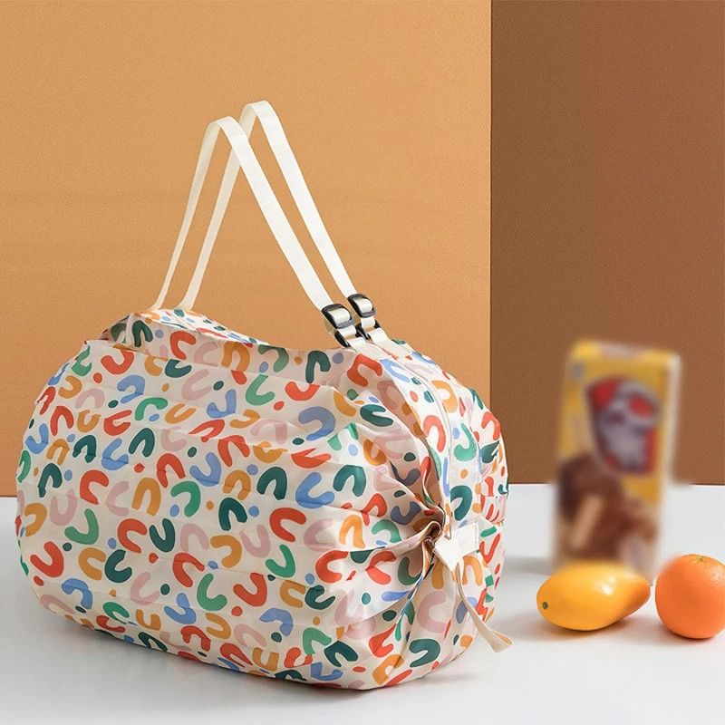Foldable Waterproof Shopping Bag Portable Travel Storage Tote